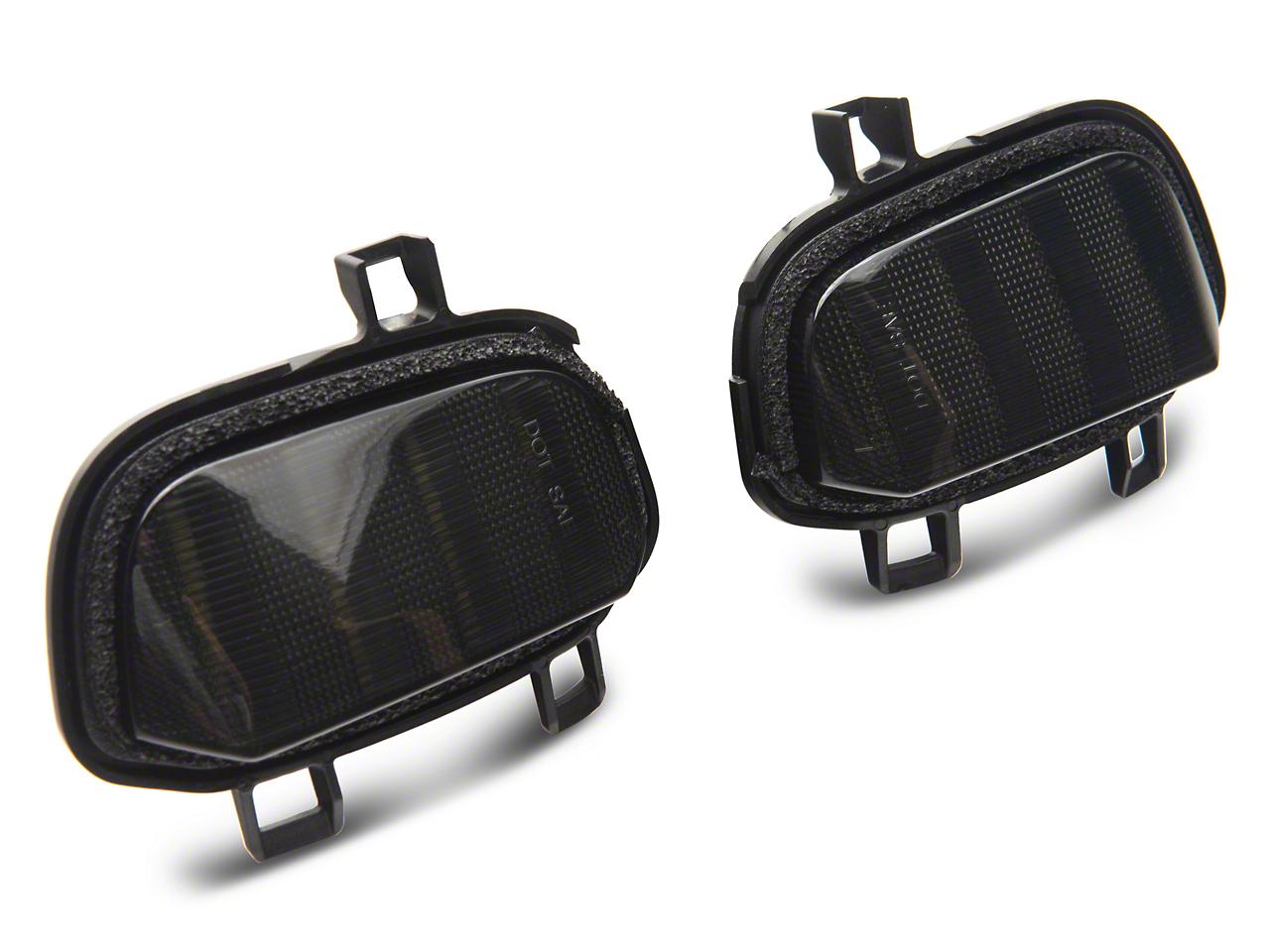 Raxiom Axial Series Led Mirror Lights; Smoked (2019-2025 Silverado 1500, Sierra 1500) - S136548