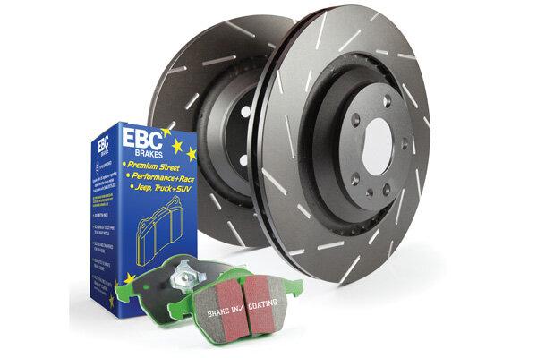 EBC Brakes S2 Kits Greenstuff 2000/6000 And Usr Rotors (Rear S2K FMSI D876 2003 MERCEDES-BENZ C230 (W203) 2.3 Sport) - S2KR1383