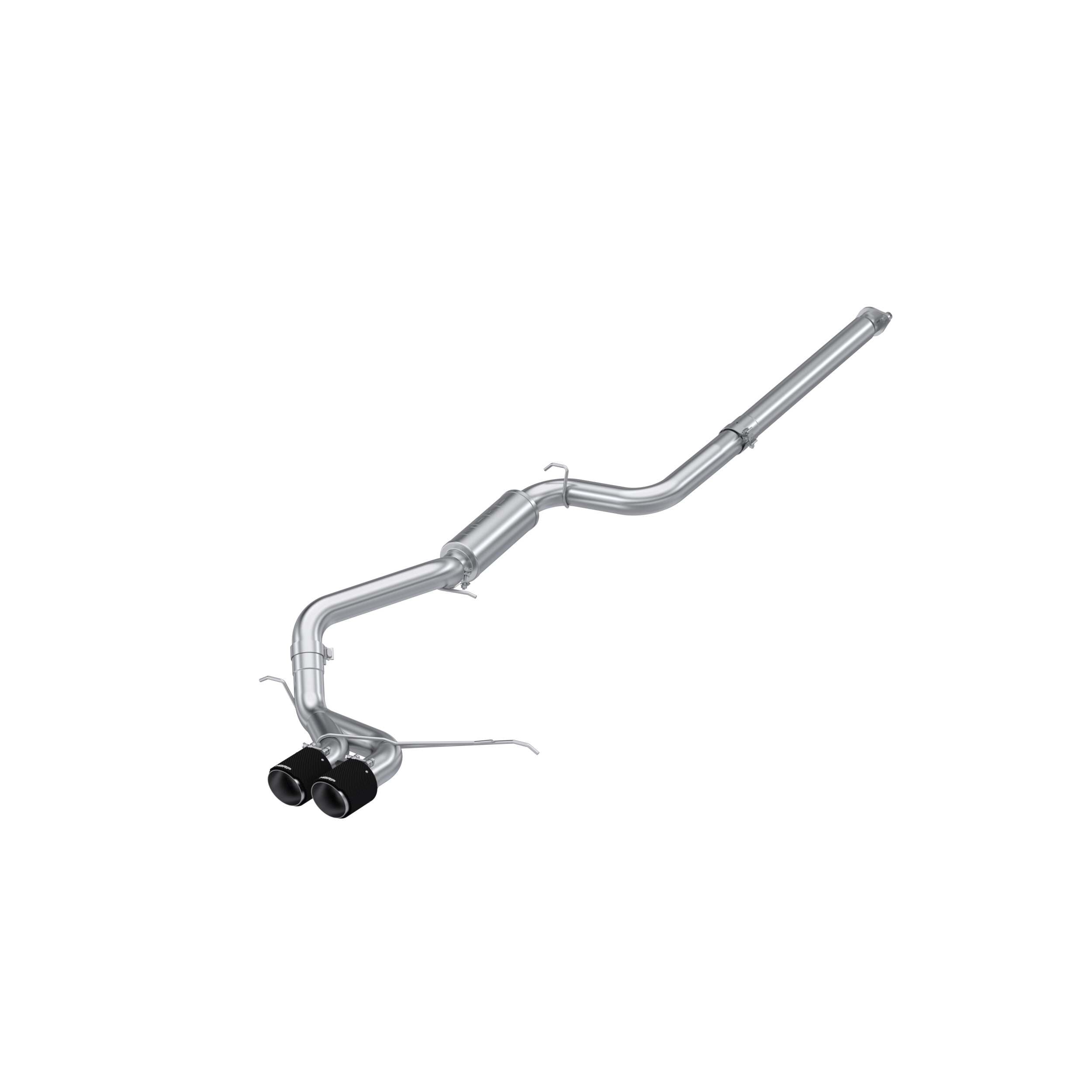 MBRP 3in. Cat-Back - Dual Center Outlet - Race - T304 - CF (2013-2018 Focus ST) - S42013CF