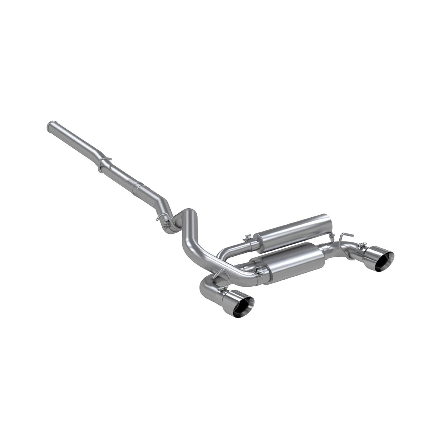 MBRP  2016-2018 Focus RS 3 inch Dual Outlet Catback System (Aluminized Steel) - S4203AL