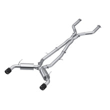 MBRP 3" Cat Back, Dual Rear, T304 with Carbon Fiber Tips (2016-2020 Q50) - S44003CF