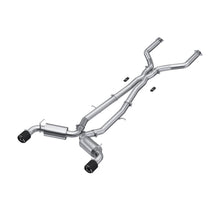 MBRP 3" Cat Back, Dual Rear, T304 with Carbon Fiber Tips (2017-2020 Q60) - S44043CF