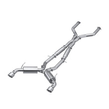 MBRP 3in. Cat-Back; Dual Rear Exit; T304; Street (2016-2022 Q50) - S4405304