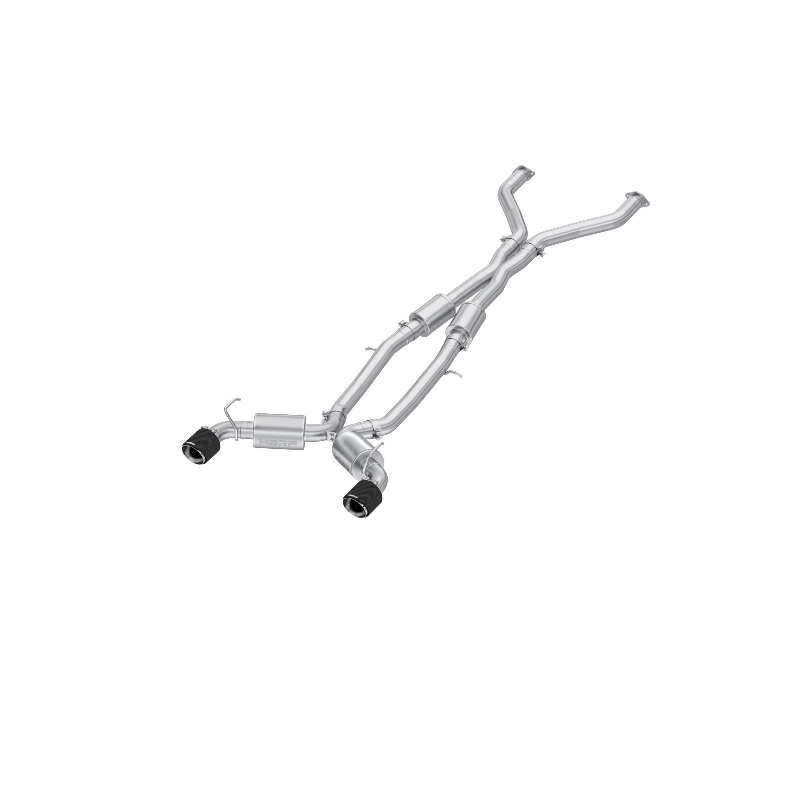 MBRP 3" Cat Back, Dual Rear, T304 CF (2023-2024 Z Performance, Z Proto Spec, Z Sport, Z Touring) - S44083CF