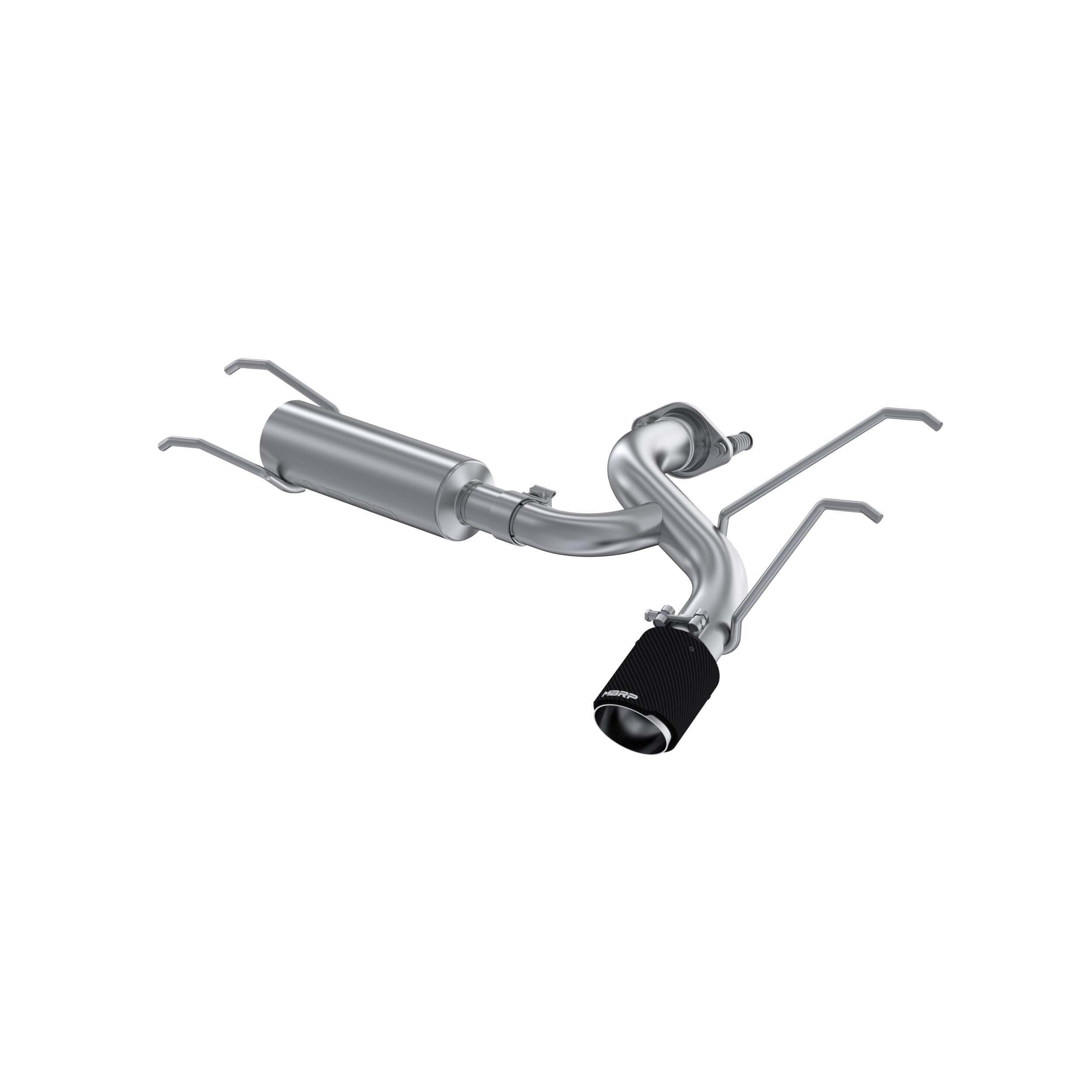 MBRP Mbrp 2.5In Axle-Back Single Rear T304 Cf Race. (2016-2025 Mazda MX-5 Miata) - S44523CF