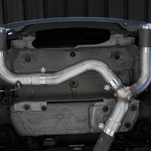 MBRP 3in. Axle-Back; Dual Rear Exit; T304 with CF Tips (2017-2021 M240i, M240i xDrive) - S45003CF
