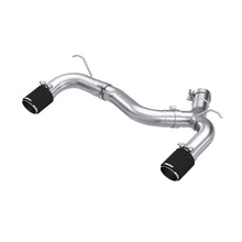 MBRP 3in. Axle-Back; Dual Rear Exit; T304 with CF Tips (2017-2021 M240i, M240i xDrive) - S45003CF