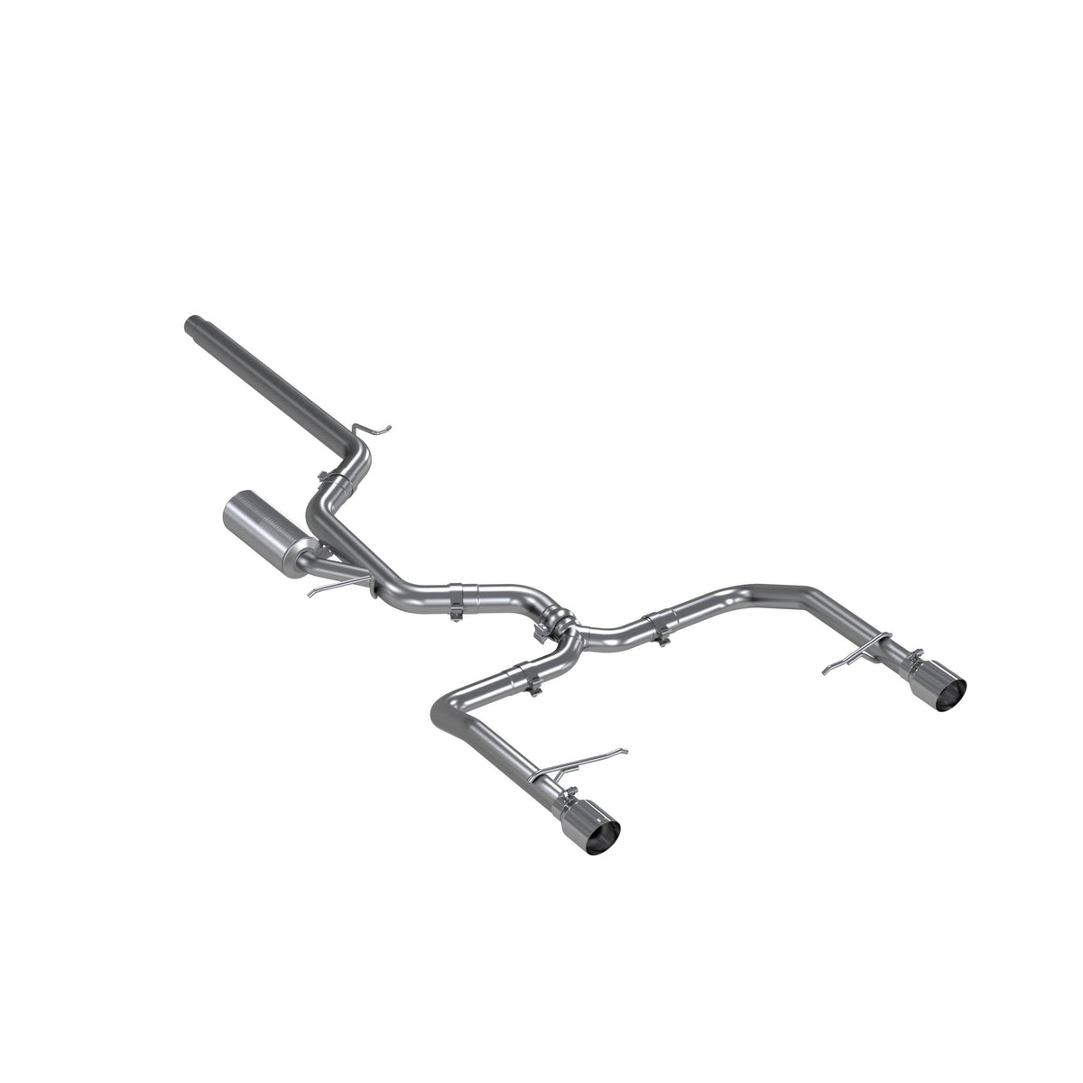 MBRP 3" Cat Back Dual Split Rear Exit. - S4608304