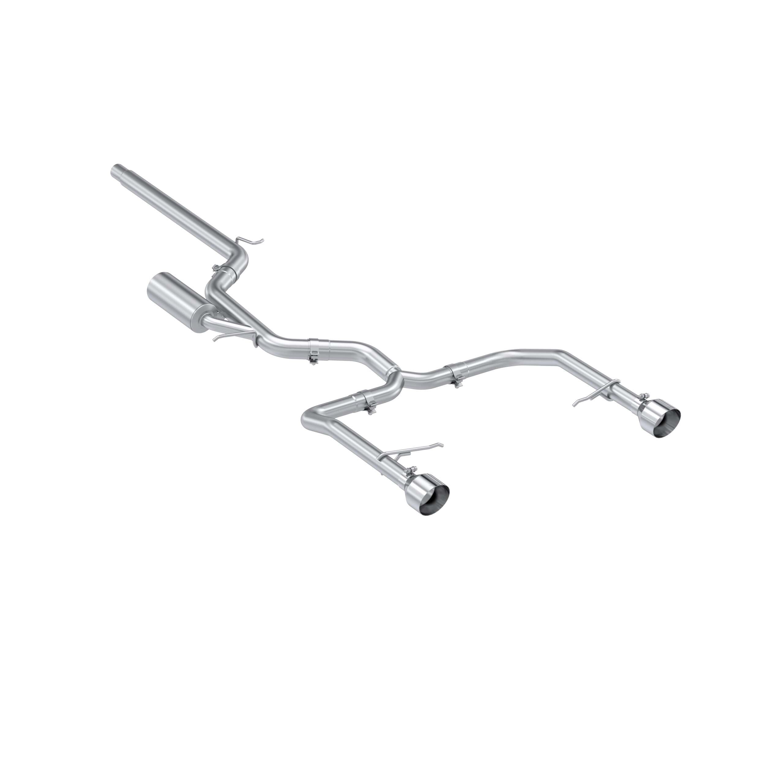 MBRP 3in. Cat-Back - 2.5in. Dual Split Rear - T304 (2022 VW Jetta GLI) - S4615304