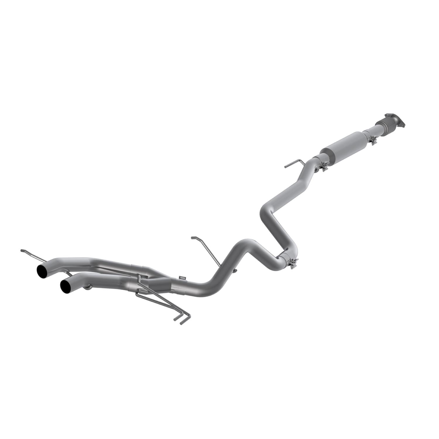 MBRP 2 1/2" Cat Back, Dual Exit, AL (2013-2017 Veloster) - S4702AL