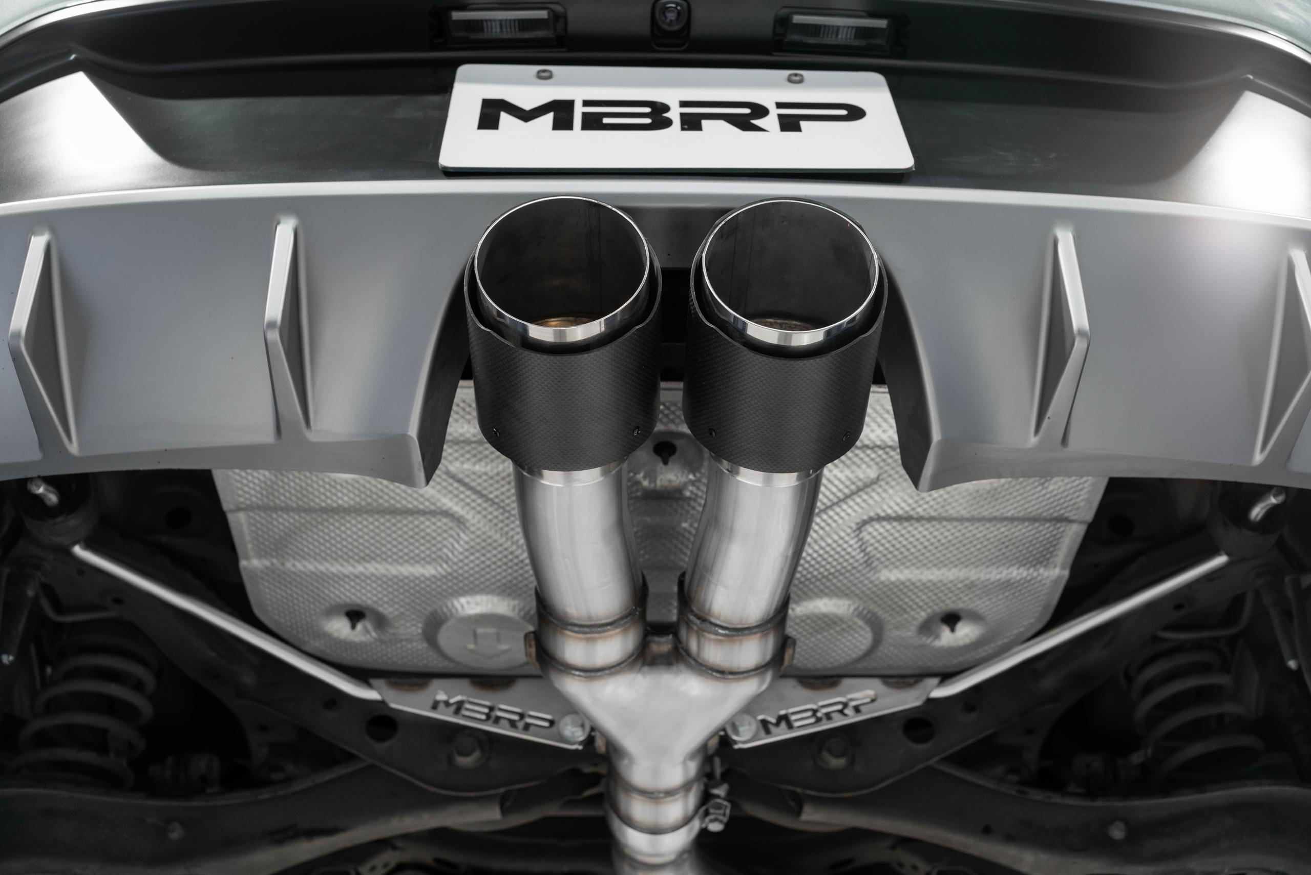 MBRP Mbrp Pro Series 3" Cat Back Exhaust With Cf Tips (2019-2020 Veloster) - S47053CF