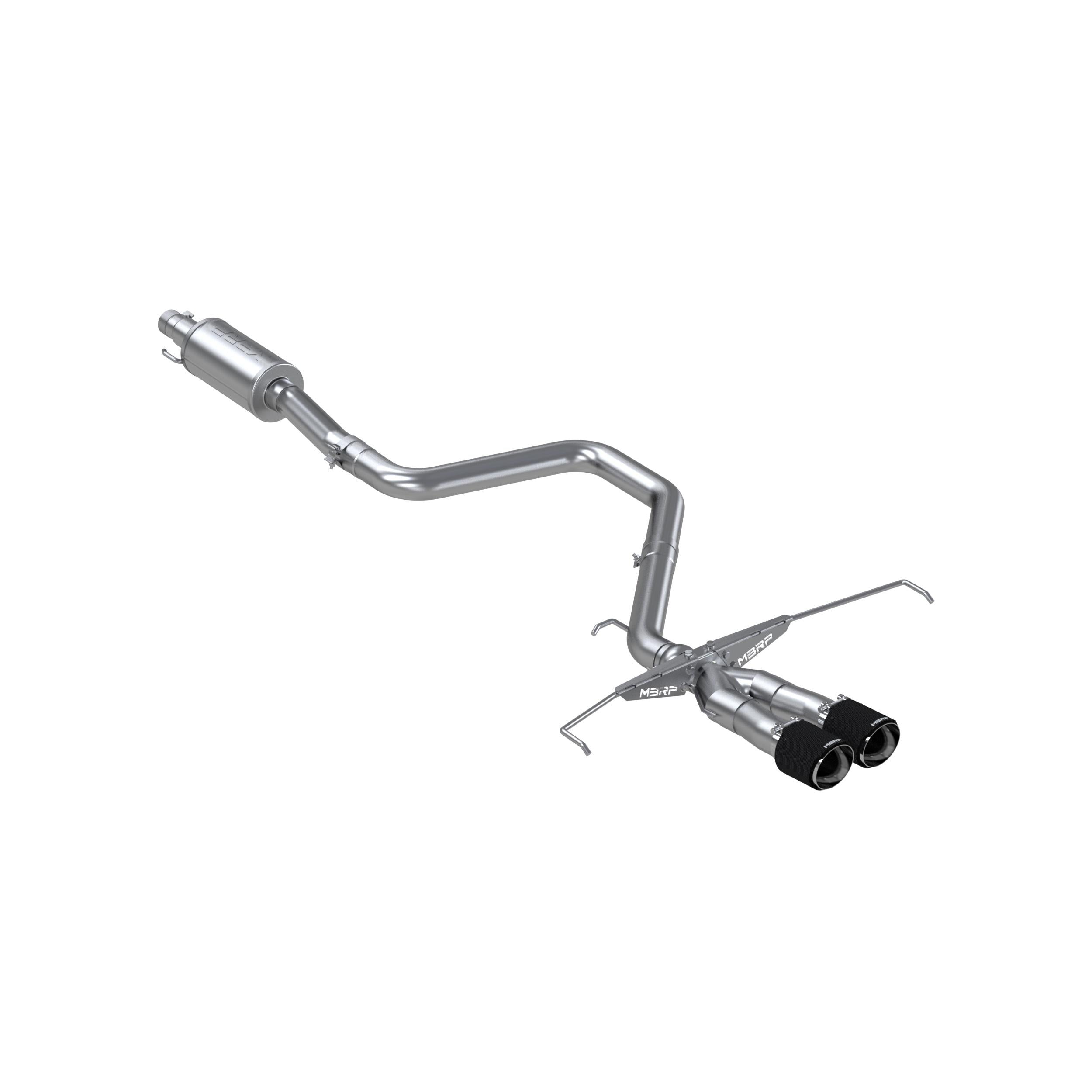 MBRP Mbrp Pro Series 3" Cat Back Exhaust With Cf Tips (2019-2020 Veloster) - S47053CF