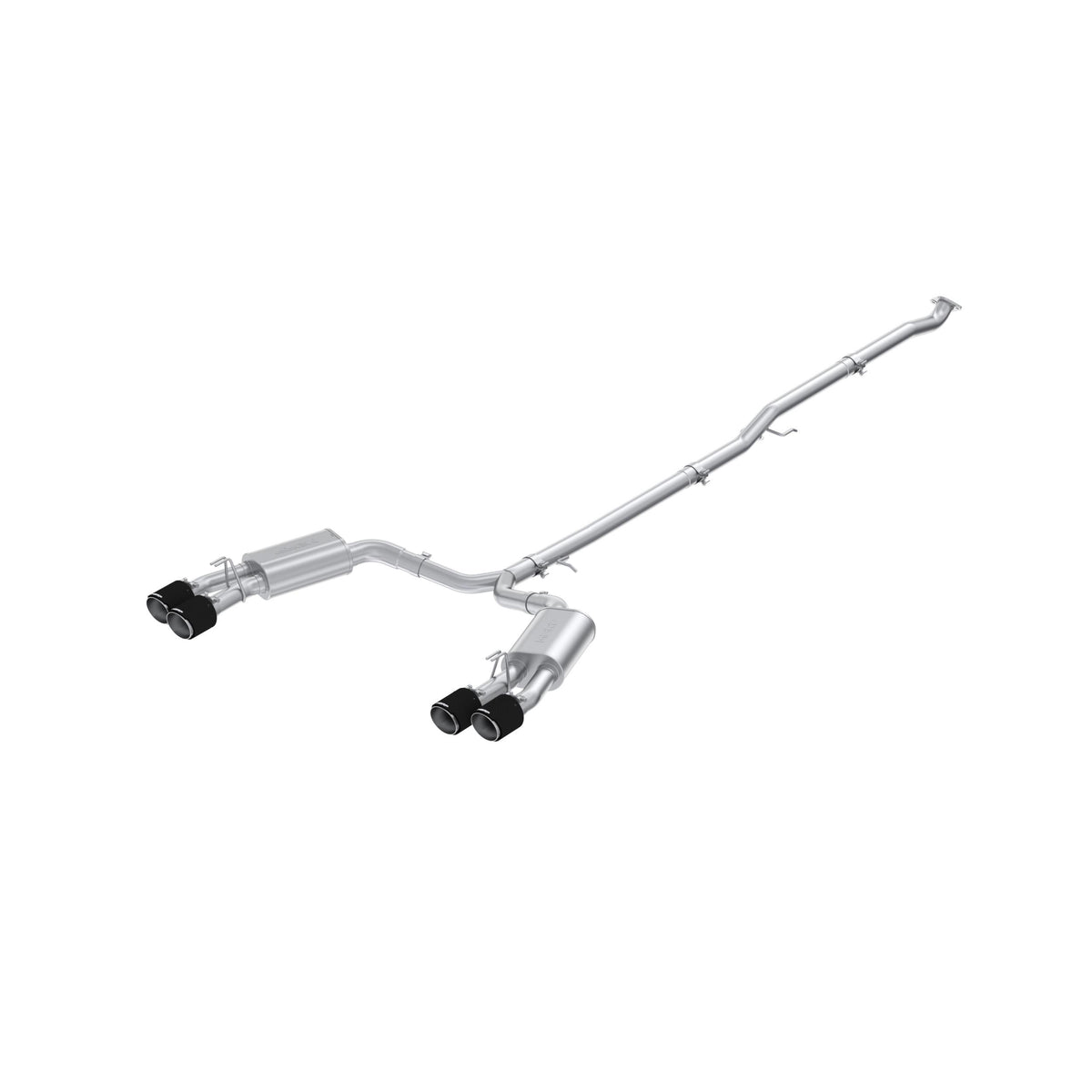 MBRP Mbrp 2.5-Inch Cat-Back Dual Split Rear T304 Cf Street. (2021-2023 Sonata N Line) - S47153CF