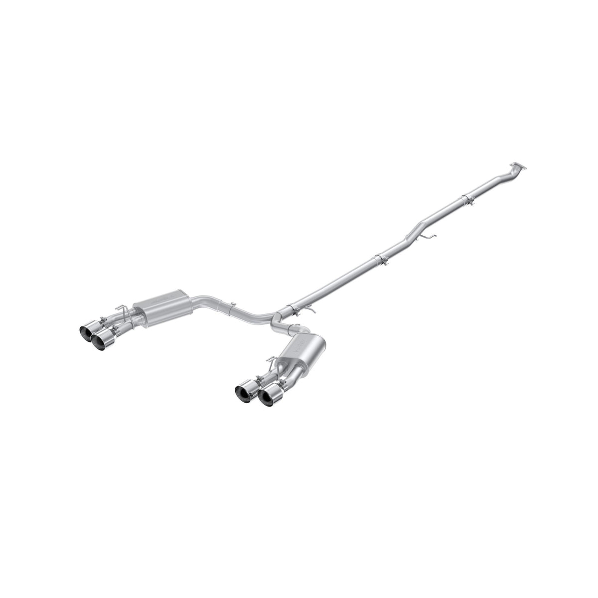 MBRP Mbrp 2.5-Inch Cat-Back Dual Split Rear Al Street. (2021-2023 Sonata N Line) - S4715AL