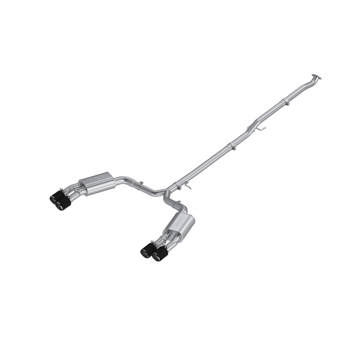 MBRP Mbrp 2.5-Inch Cat-Back Dual Split Rear T304 Cf Street. (2021-2024 K5 GT) - S47163CF