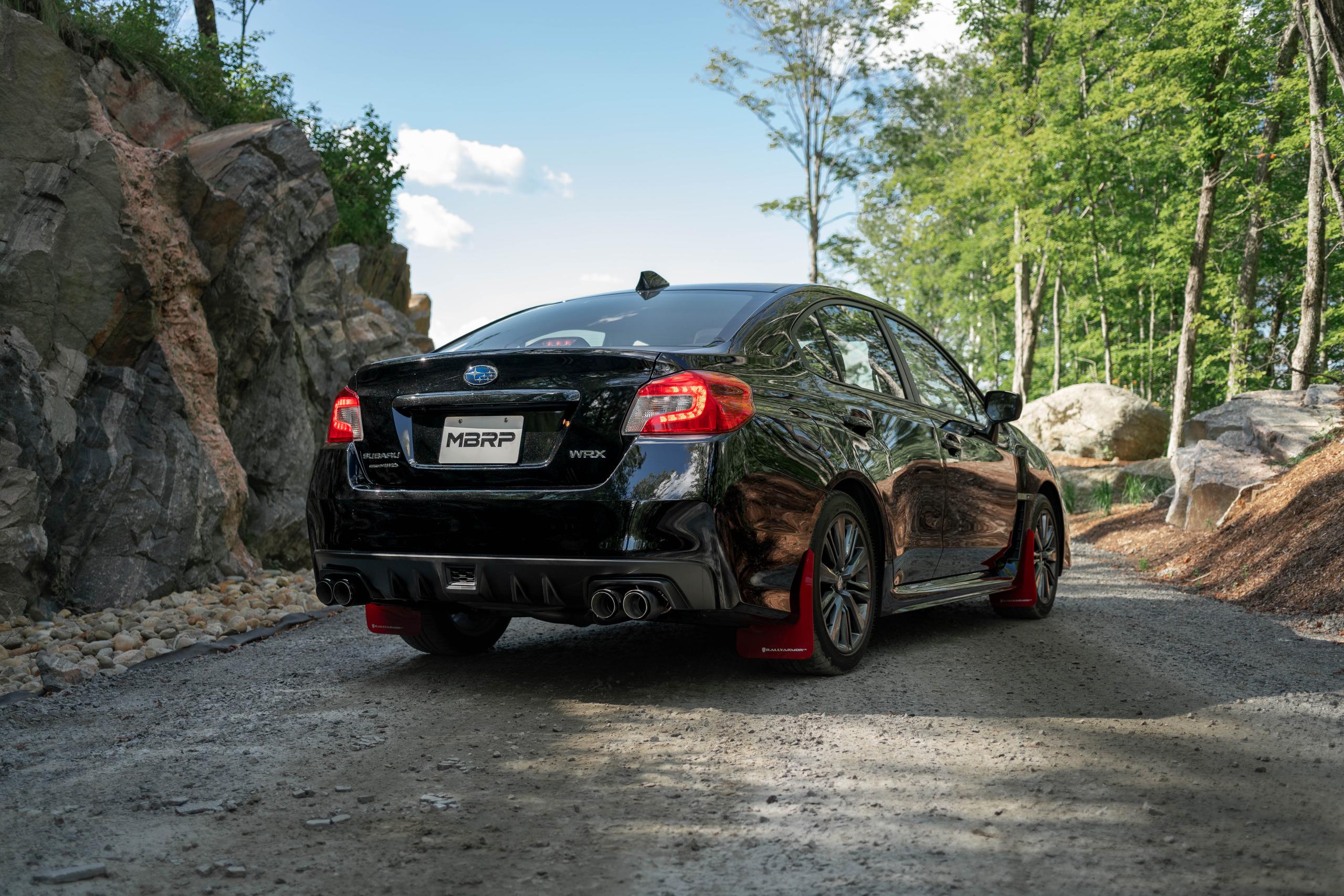 MBRP 3" Cat Back, Dual Split Rear,with Carbon Fiber Tips T304 Race Version (2011-2014 Impreza,2015-2020 WRX STI,2015-2020 WRX) - S48023CF