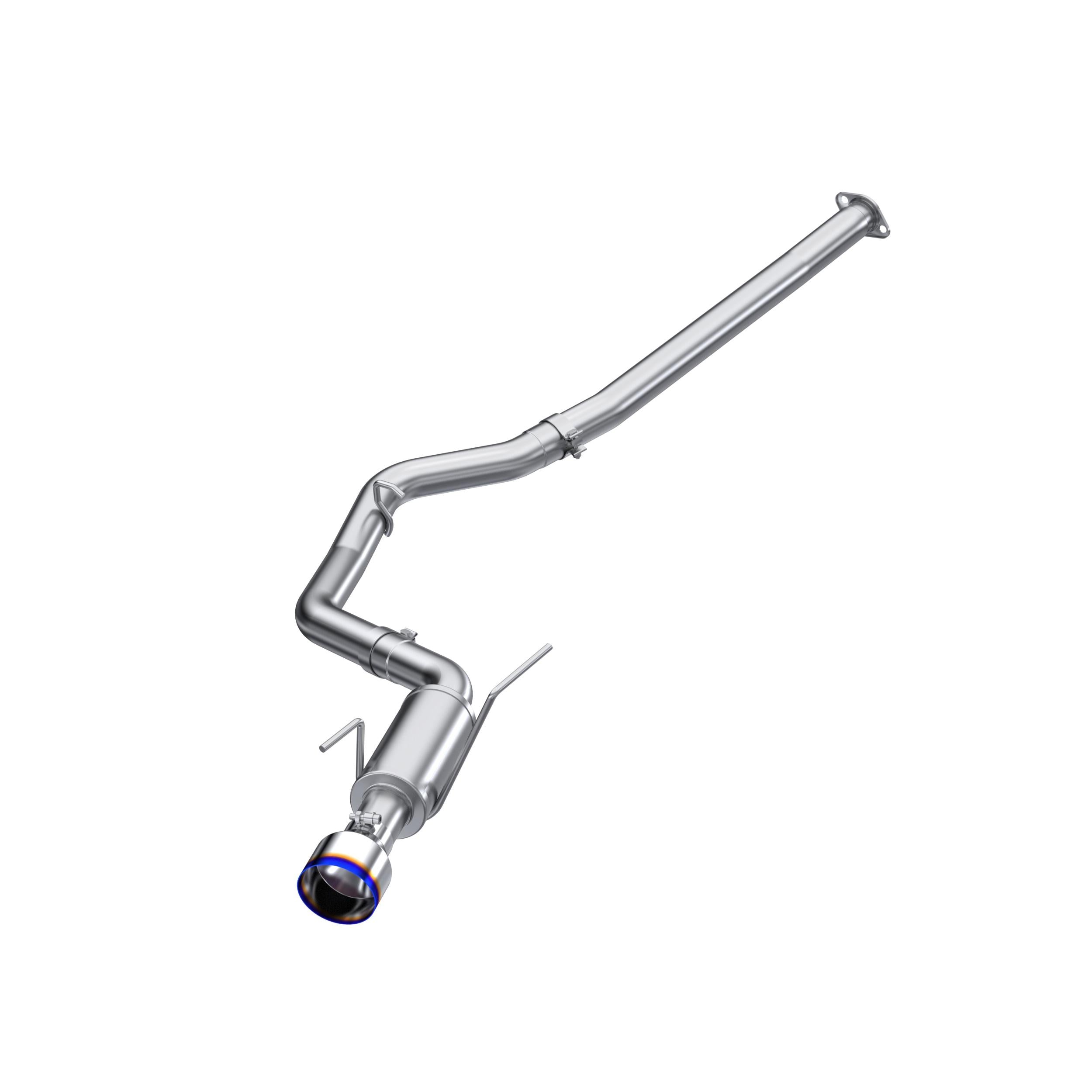 MBRP 3in. Cat-Back; Single Rear Exit; T304 with BE Tip (2011-2021 Impreza, WRX, WRX STI) - S48033BE