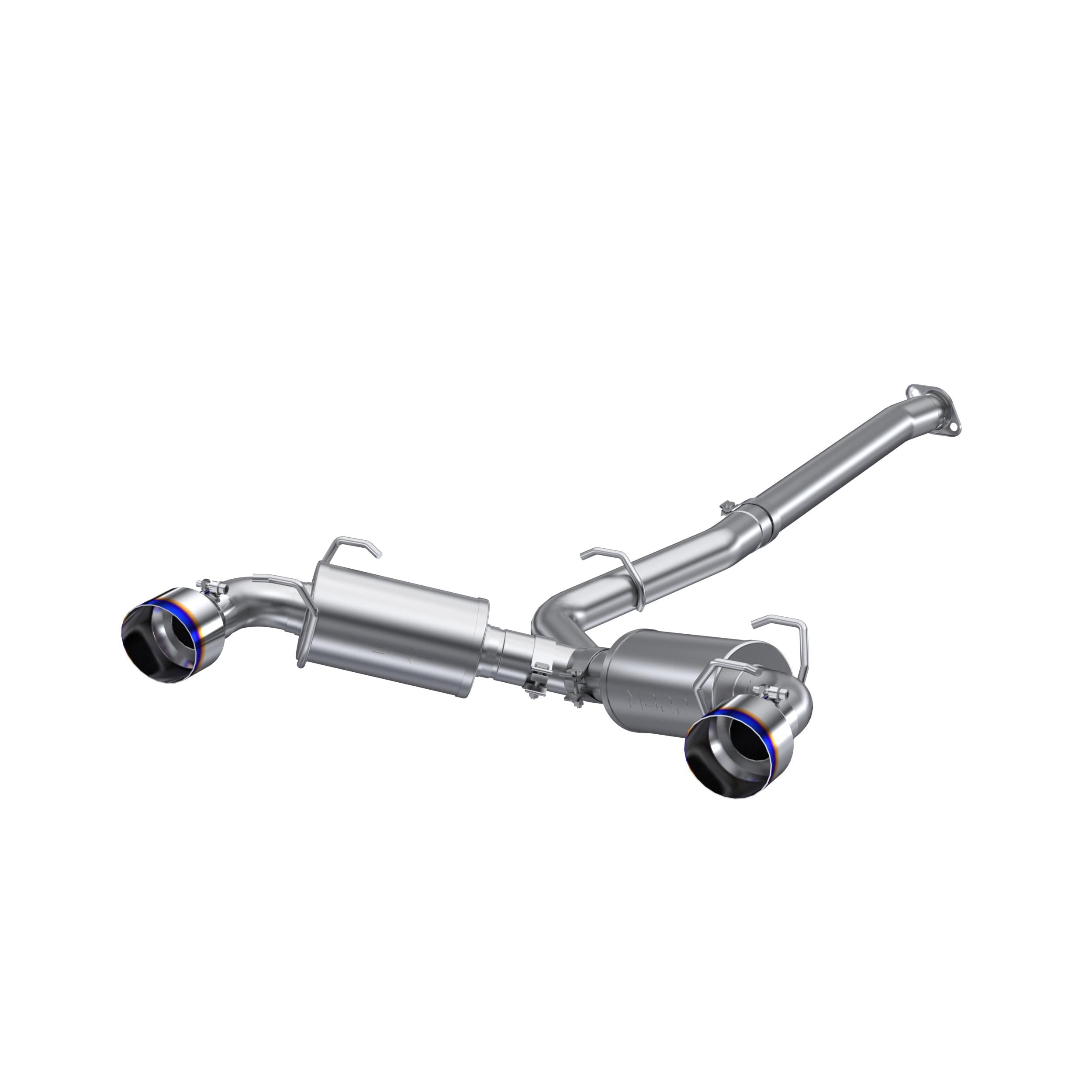 MBRP 3" Cat-Back, Dual Split Rear Exit - Burnt End Tips (2013-2022 BRZ / 2013-2016 FR-S / 2017-2022 GR86) - S48043BE
