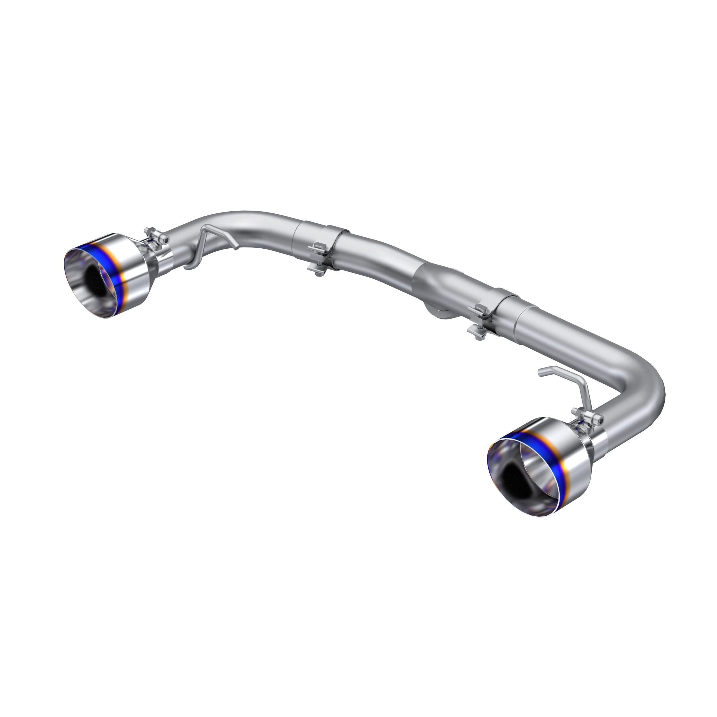 MBRP 2.5" Axle-Back, T304 Stainless Steel, Dual Split Rear - Burnt Tips (2022+ Subaru BRZ / Toyota GR86) - S48053BE