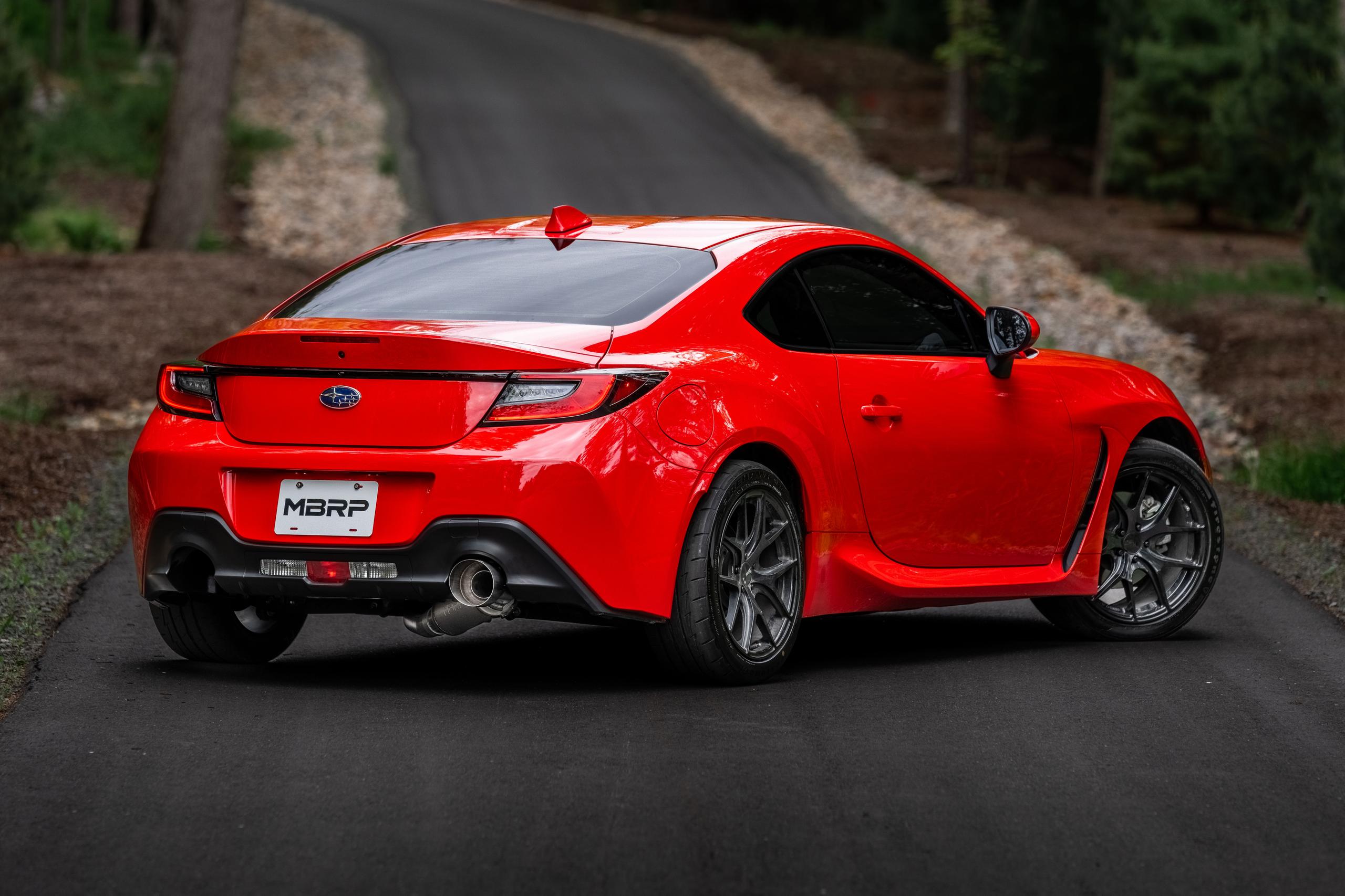 MBRP 3" Cat Back; Aluminized Steel; Single Rear Exit (2012-2022 BRZ / 2017-2022 GR86 / 2013-2016 FRS) - S4806AL