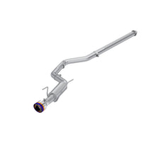MBRP 3" Cat-Back; Single Rear Exit; T304 - Burnt End Tip (2022+ Subaru WRX) - S48093BE