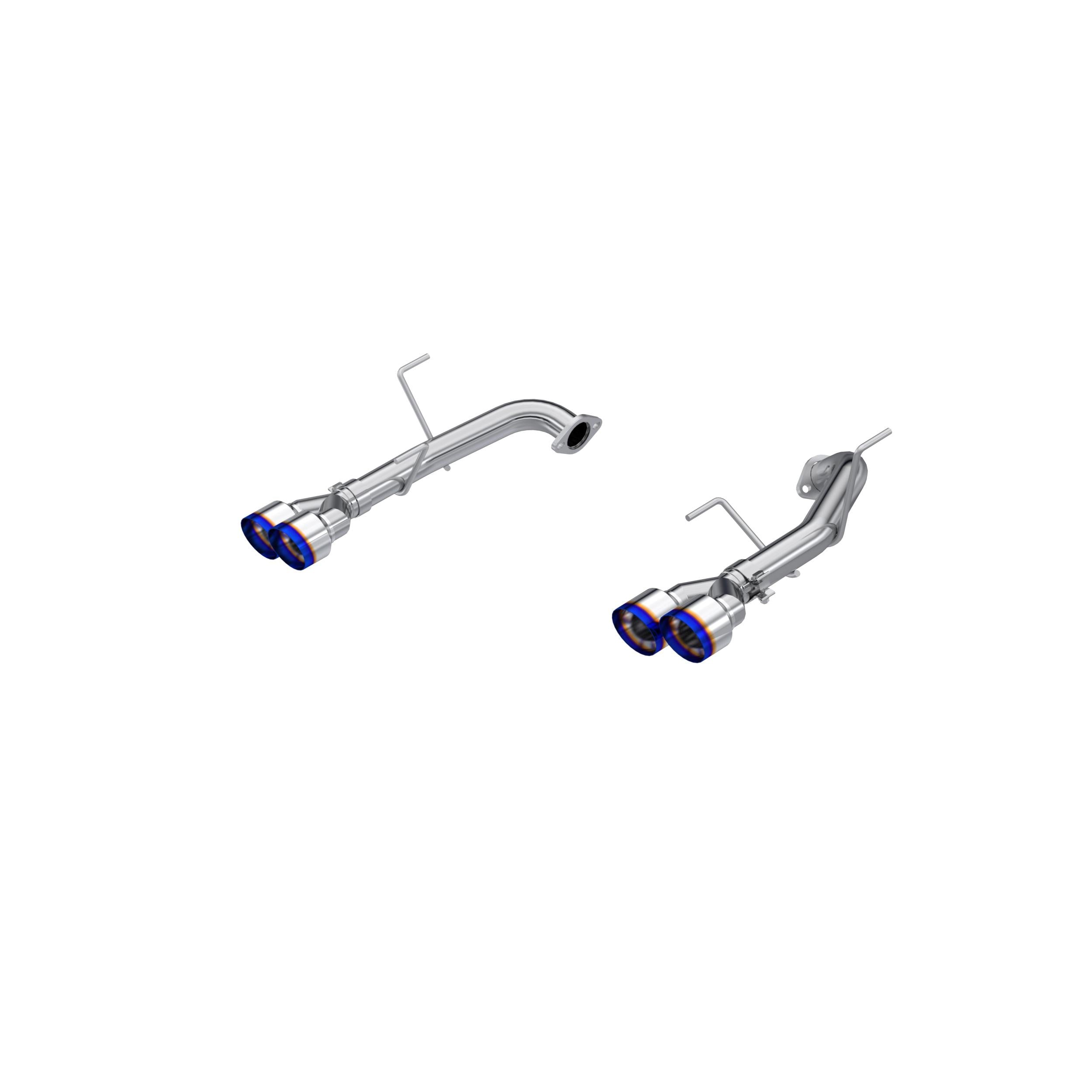 MBRP 2.5" Axle-Back - Dual Split Rear - T304 - Quad Burnt End Tips (2022+ Subaru WRX) - S48103BE