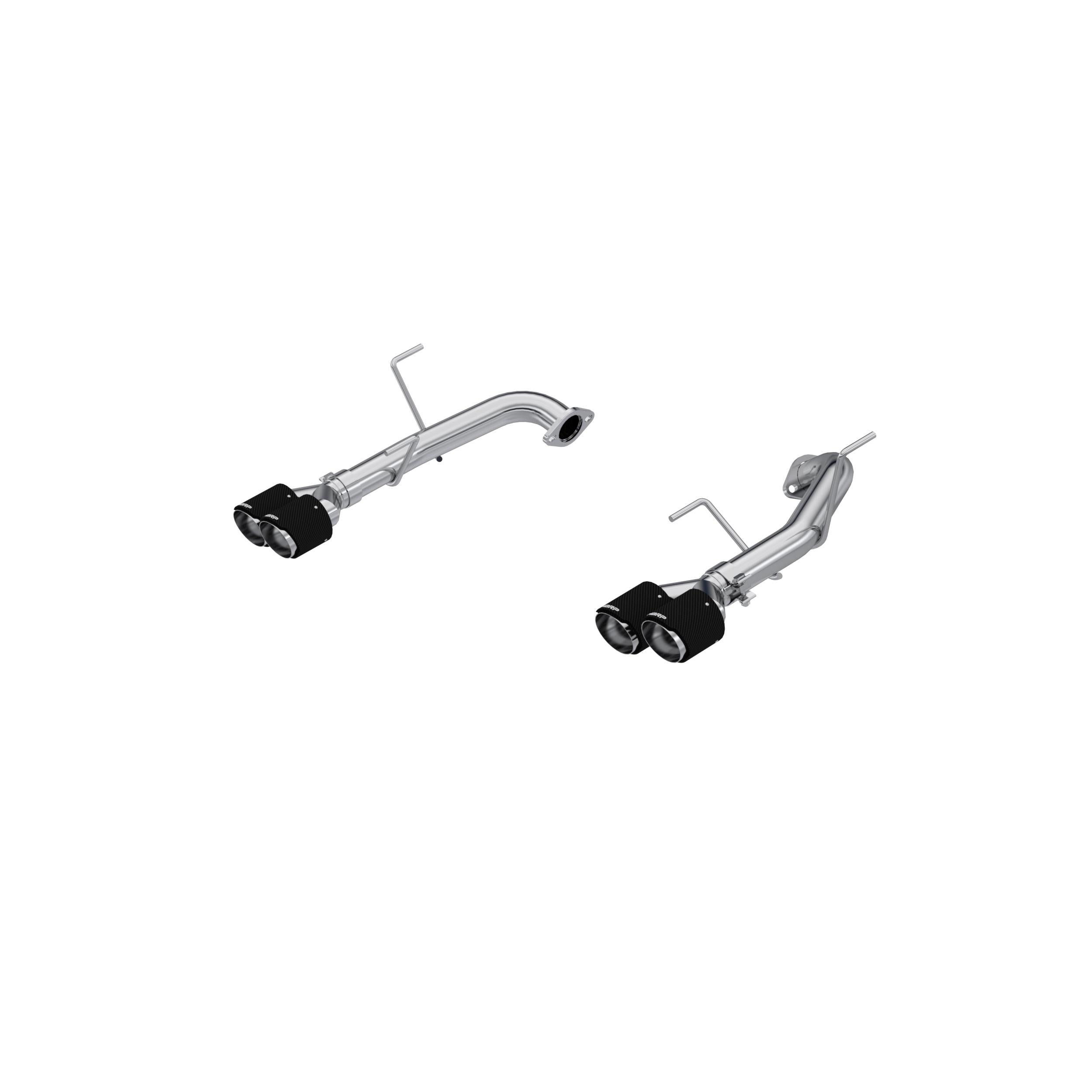 MBRP 2.5". Axle-Back - Dual Split Rear - T304 - Quad Carbon Fiber Tips (2022+ Subaru WRX) - S48103CF