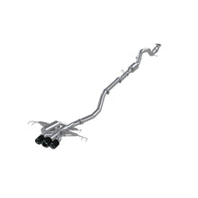 MBRP 3in. Cat-Back; Triple Centre Rear Exit; T304; CF (2017-2021 Civic) - S49013CF