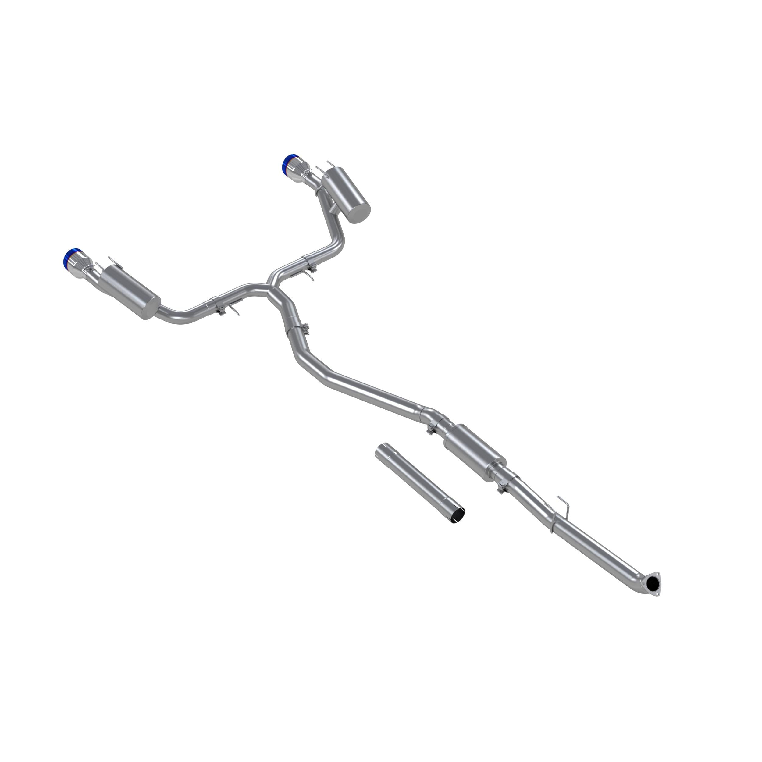 MBRP 3In. Cat-Back. 2.5In. Dual Split Rear. T304. Be (2022-2024 Integra Base, Integra A-Spec, Integra Elite A-Spec, Civic Si) - S49033BE