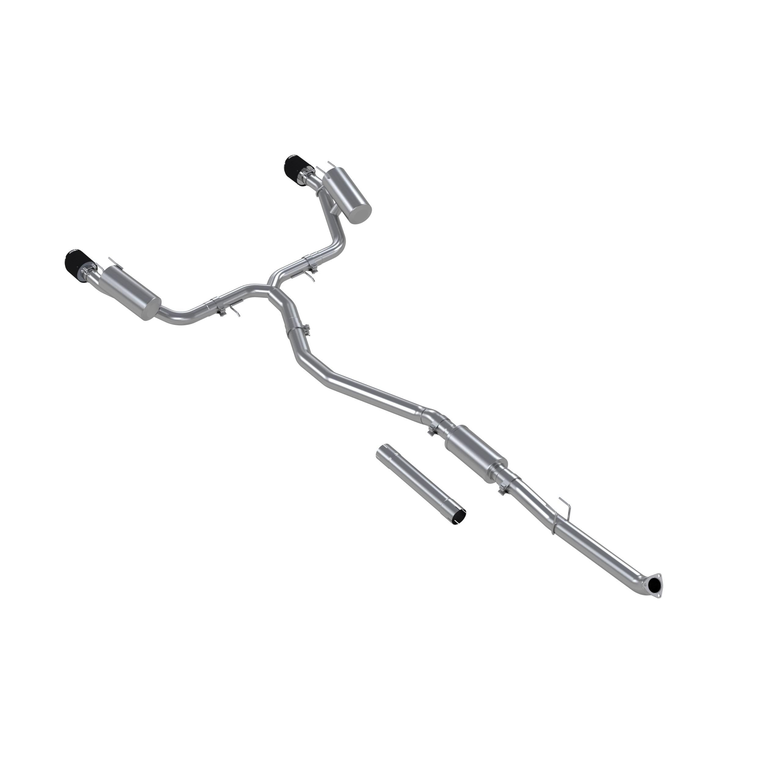 MBRP 3In. Cat-Back. 2.5In. Dual Split Rear. T304. Cf (2022-2024 Integra Base, Integra A-Spec, Integra Elite A-Spec, Civic Si) - S49033CF