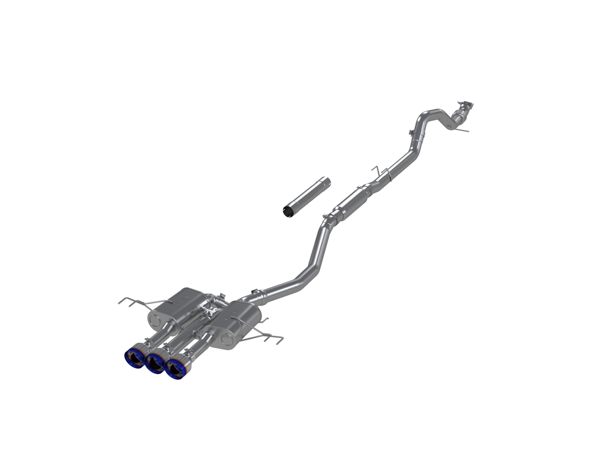 MBRP 3In. Cat-Back. Triple Centre Rear Exit. T304 Be (2024 Integra Type S) - S49043BE