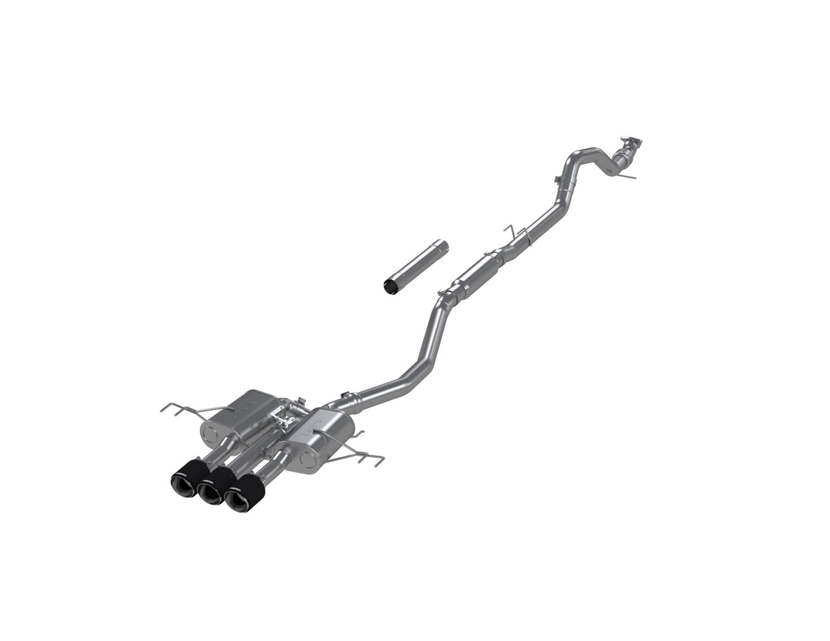 MBRP 3In. Cat-Back. Triple Centre Rear Exit. T304 Cf (2024 Integra Type S) - S49043CF