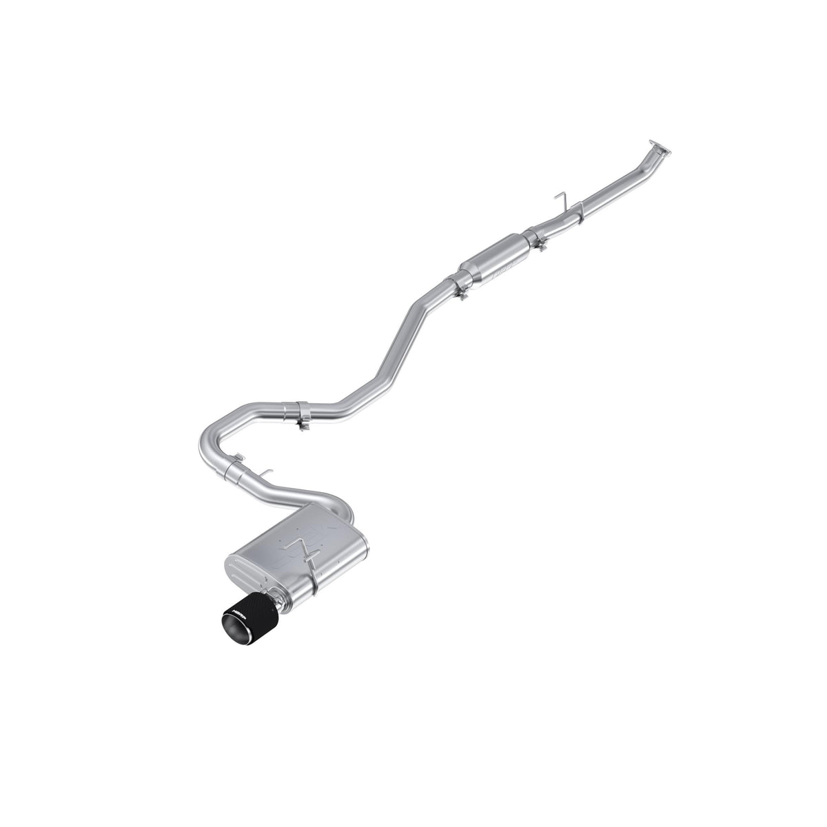 MBRP Mbrp 2.5-Inch Cat-Back Single Rear Exit T304 With Cf Tip (2022-2026 Civic Sport) - S49053CF