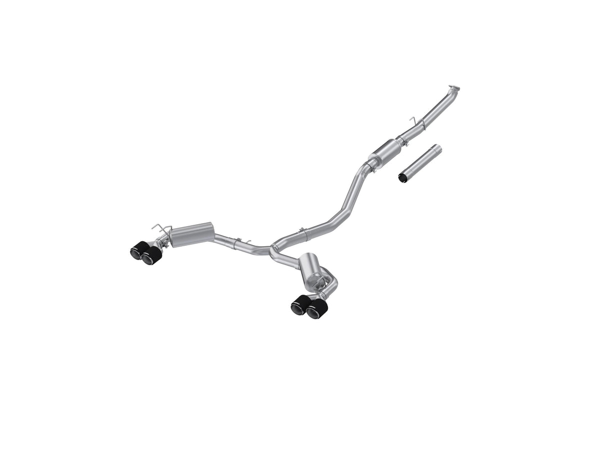 MBRP Mbrp 3 Inch Cat-Back 2.5 Inch Dual Split Rear Exhaust T304 With Cf Tips (2022-2024 Civic Sport Touring) - S49063CF