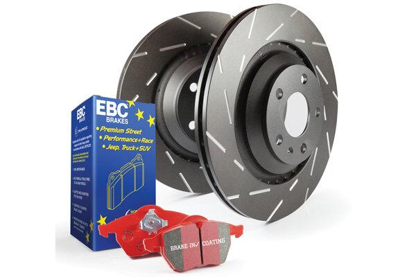 EBC Brakes S4 Kits Redstuff/Greenstuff 7000 And Usr Rotors (Front S4K FMSI D1405 2008 thru 2014 CADILLAC CTS-V 6.2 Supercharged) - S4KF1627