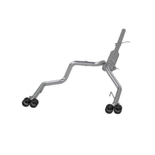 MBRP 3In. Cat-Back, 2.5In. Dual Split Rear, T304, Quad Cf Tips (2019-2021 Sierra 1500, Silverado 1500) - S50043CF