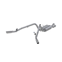 MBRP 2 1/2in.Cat Back; Dual Split Side; T409 (2001-2006 Silverado 2500 HD,2001-2006 GMC Sierra 2500 HD) - S5010409