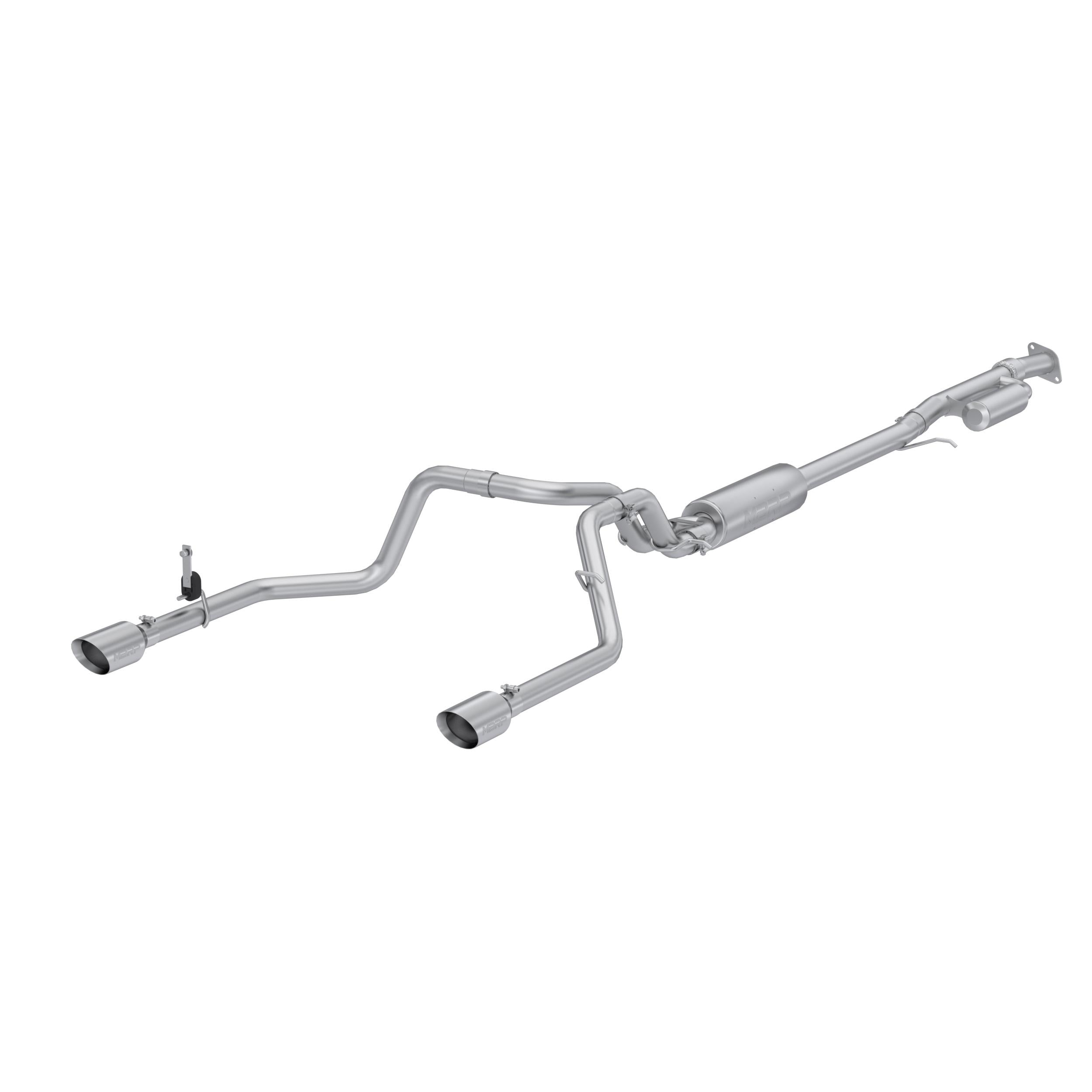 MBRP 3In. Cat-Back. 2.5In Dual Rear.T304 (2019-2024 Chevrolet Silverado 1500, GMC Sierra 1500) - S5021304