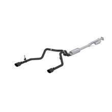 MBRP 3In. Cat-Back. 2.5In Dual Rear. Blk (2019-2024 GMC Sierra 1500, Chevrolet Silverado 1500) - S5021BLK