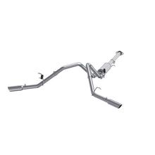 MBRP 2 1/2in. Cat Back; Dual Split Side; AL (2007-2008 Silverado 1500,2007-2008 GMC Sierra 1500) - S5038AL