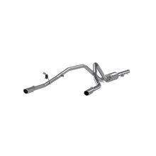 MBRP 2 1/2in. Cat Back; Dual Split Rear; AL (2009-2013 Silverado 1500,2009-2013 GMC Sierra 1500) - S5058AL