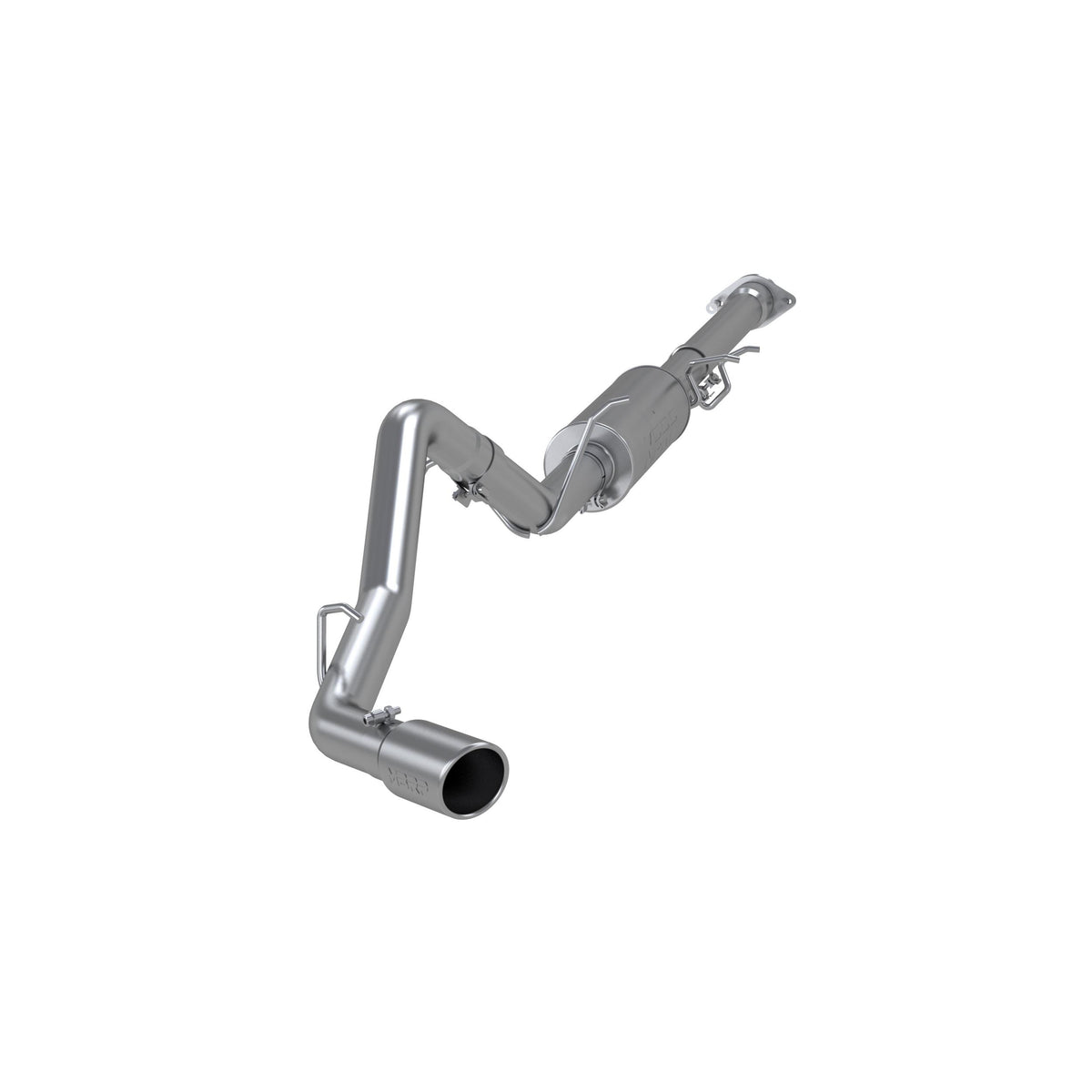 MBRP 3in. Cat Back; Single Side; AL (2007-2007 GMC Sierra 1500 Classic,2007-2010 GMC Sierra 1500) - S5064AL