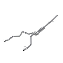 MBRP 2.5" Cat Back, Dual Rear , Alumized Steel Exhaust (2019-2020 Silverado 1500,2019-2020 GMC Sierra 1500) - S5065AL
