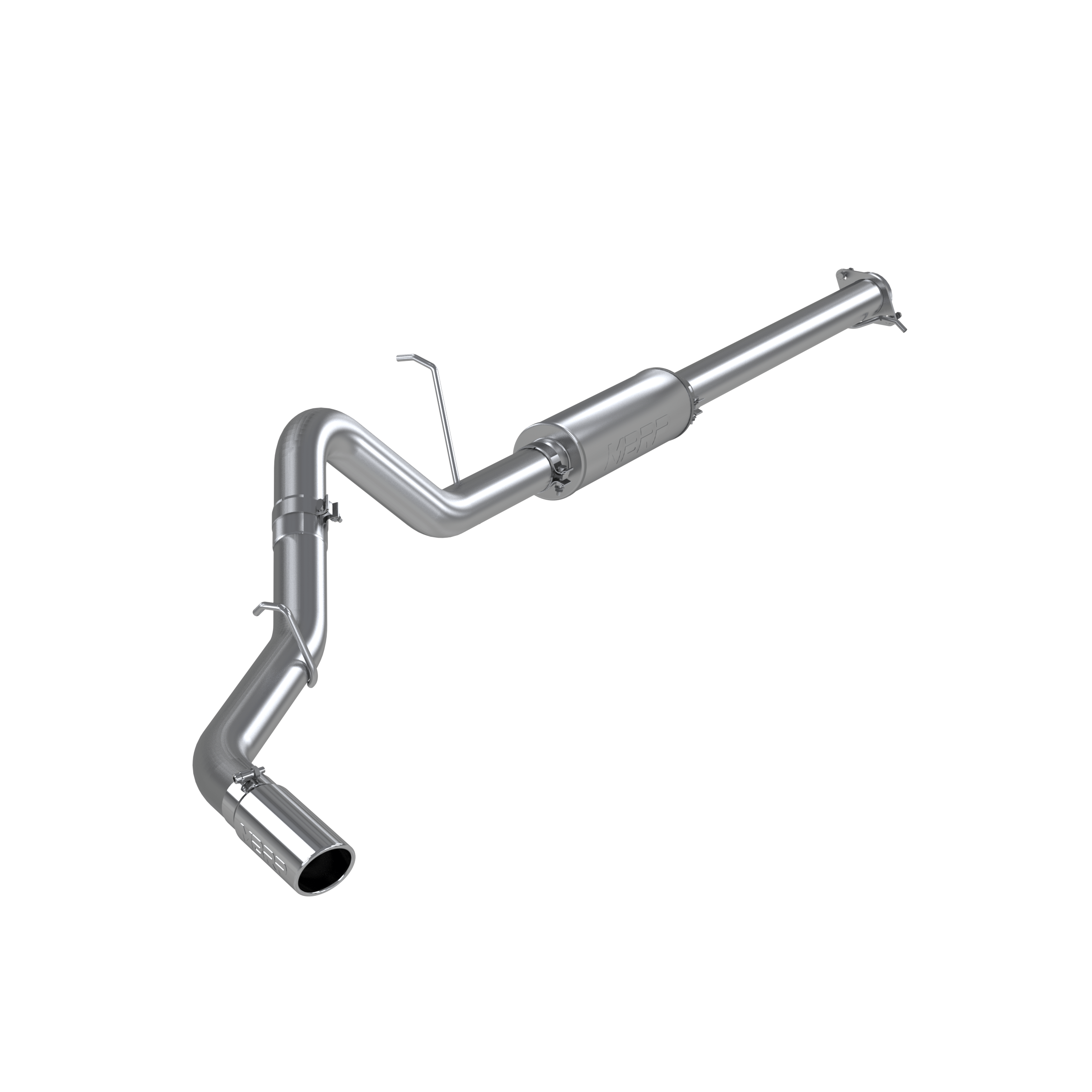 MBRP 3.5In. Cat-Back. Single Side Exit. Al (2011-2019 GMC, Chevrolet Fitment) - S5076AL