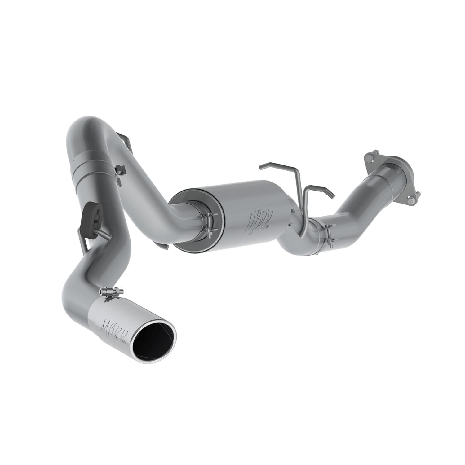 MBRP 3.5In. Cat-Back. Single Side Exit. T409 (2007-2010 Chevrolet Silverado 2500 HD, GMC Sierra 2500 HD) - S5078409