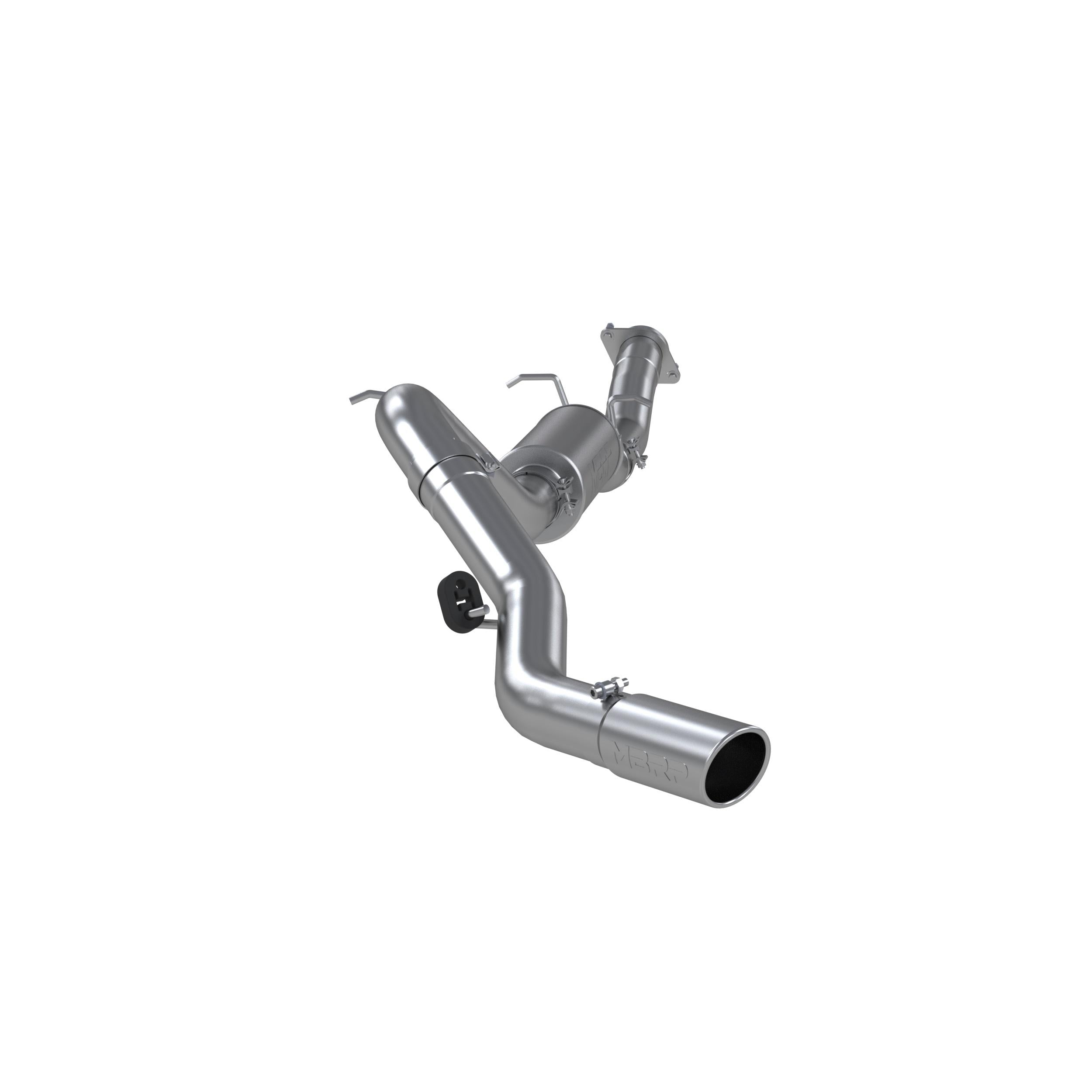 MBRP 3.5In. Cat-Back. Single Side Exit. Al (2007-2010 Chevrolet Silverado 2500 HD, GMC Sierra 2500 HD) - S5078AL