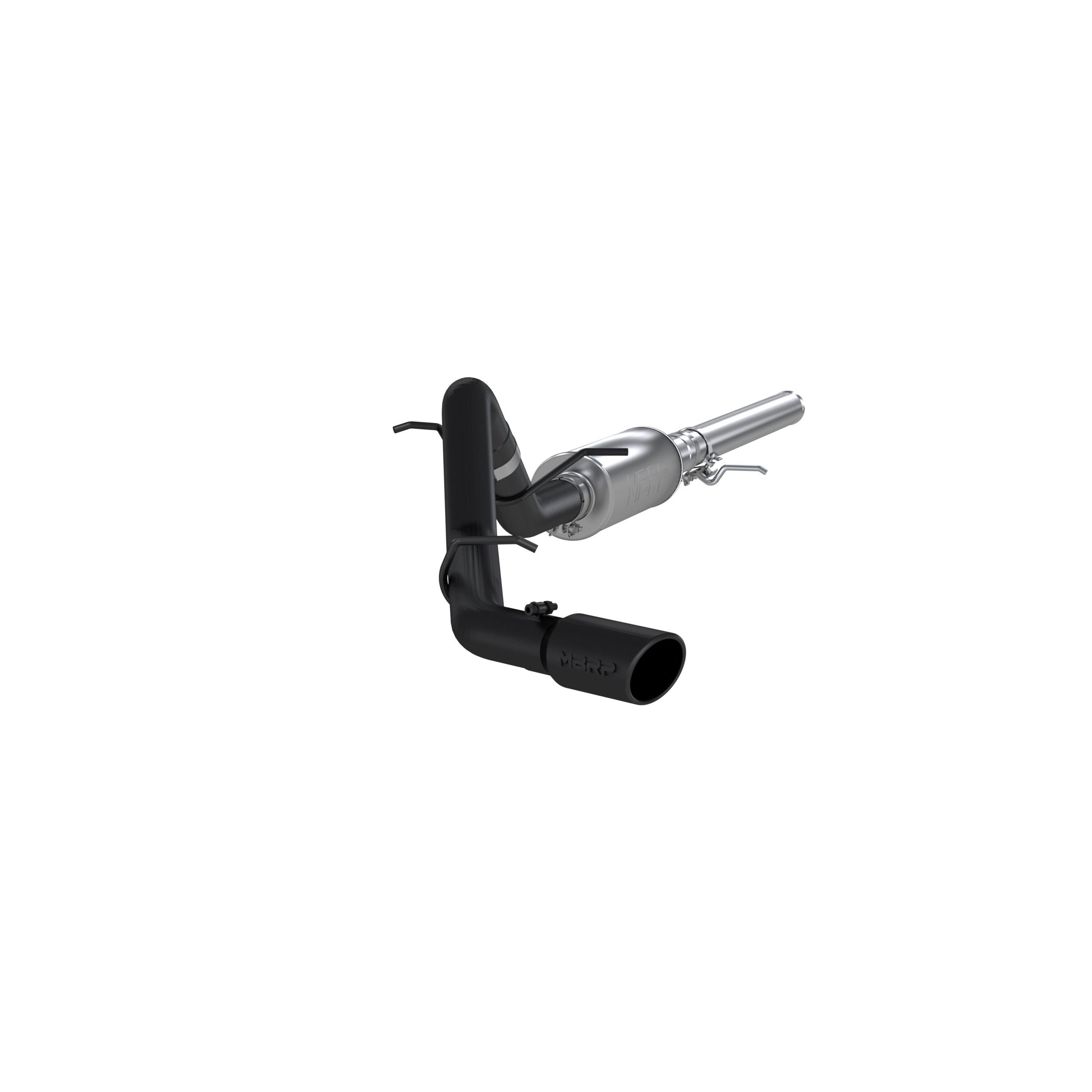 MBRP 3In. Cat-Back. Single Side Exit. Blk (2014-2019 GMC, Chevrolet Fitment) - S5080BLK