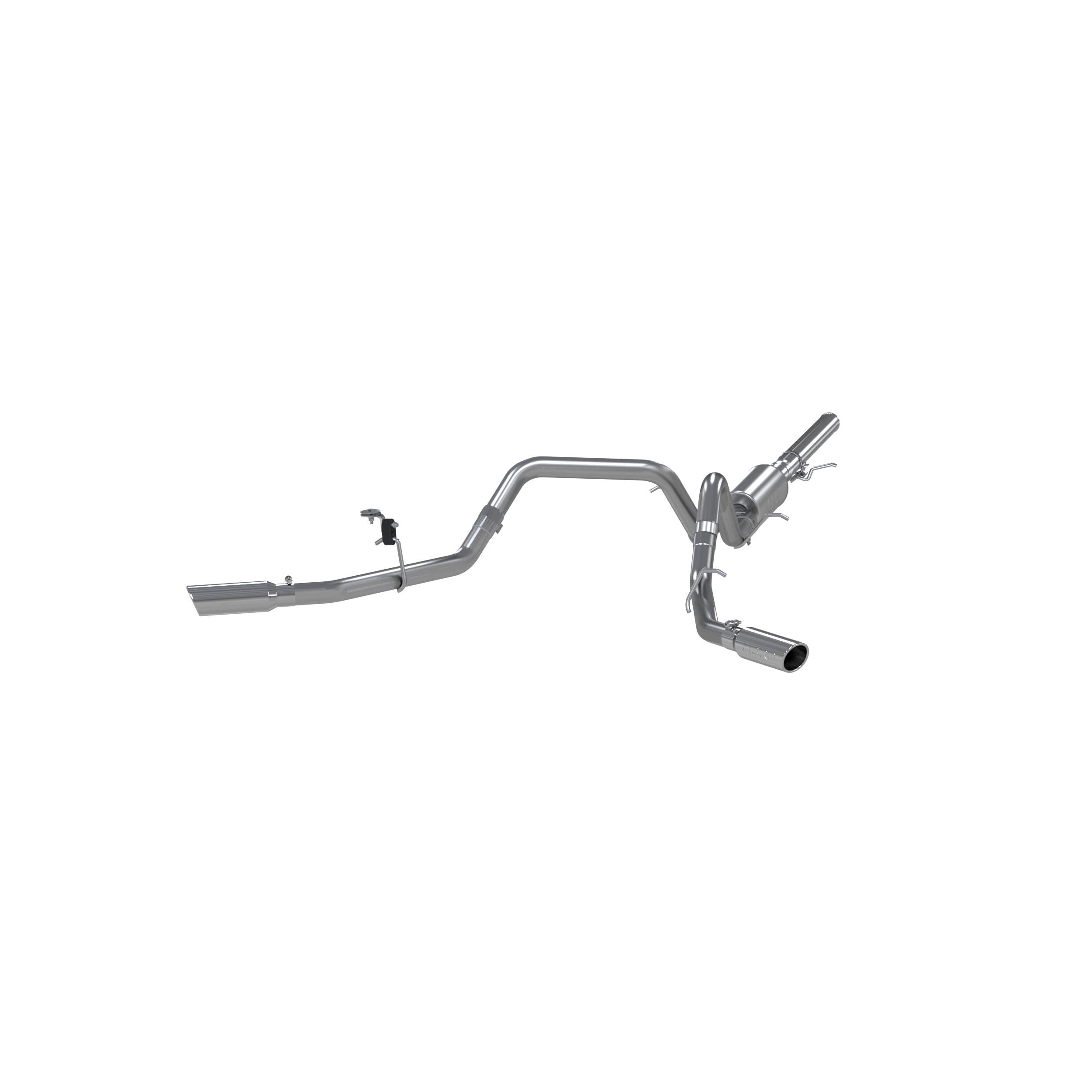 MBRP 3In. Cat-Back. 2.5In. Dual Split Side Exit. T409 (2014-2019 GMC, Chevrolet Fitment) - S5082409