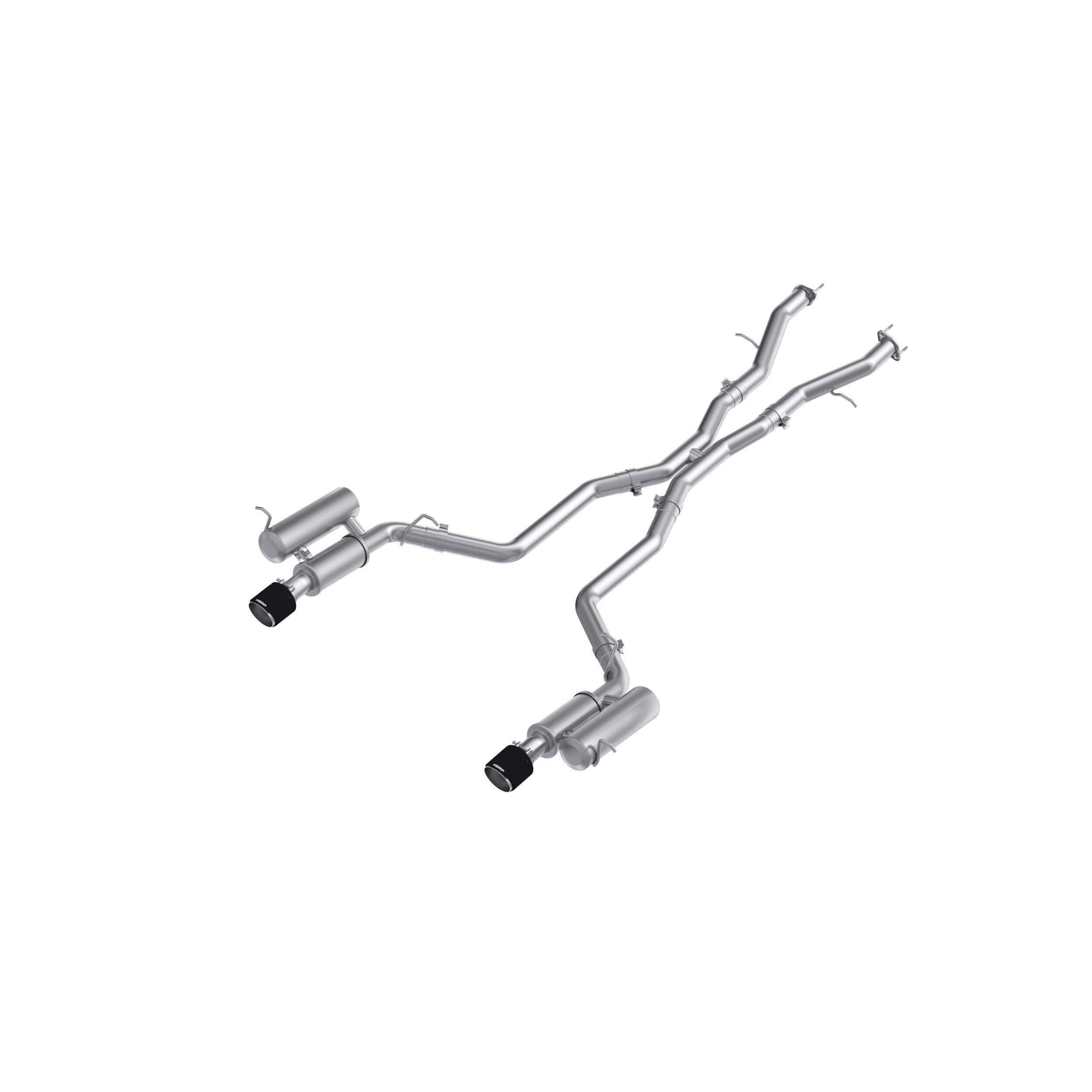 MBRP Mbrp 3In Cat-Back Dual Rear Exit T304 Cf Tips Street (2011-2025 Dodge Durango) - S51073CF