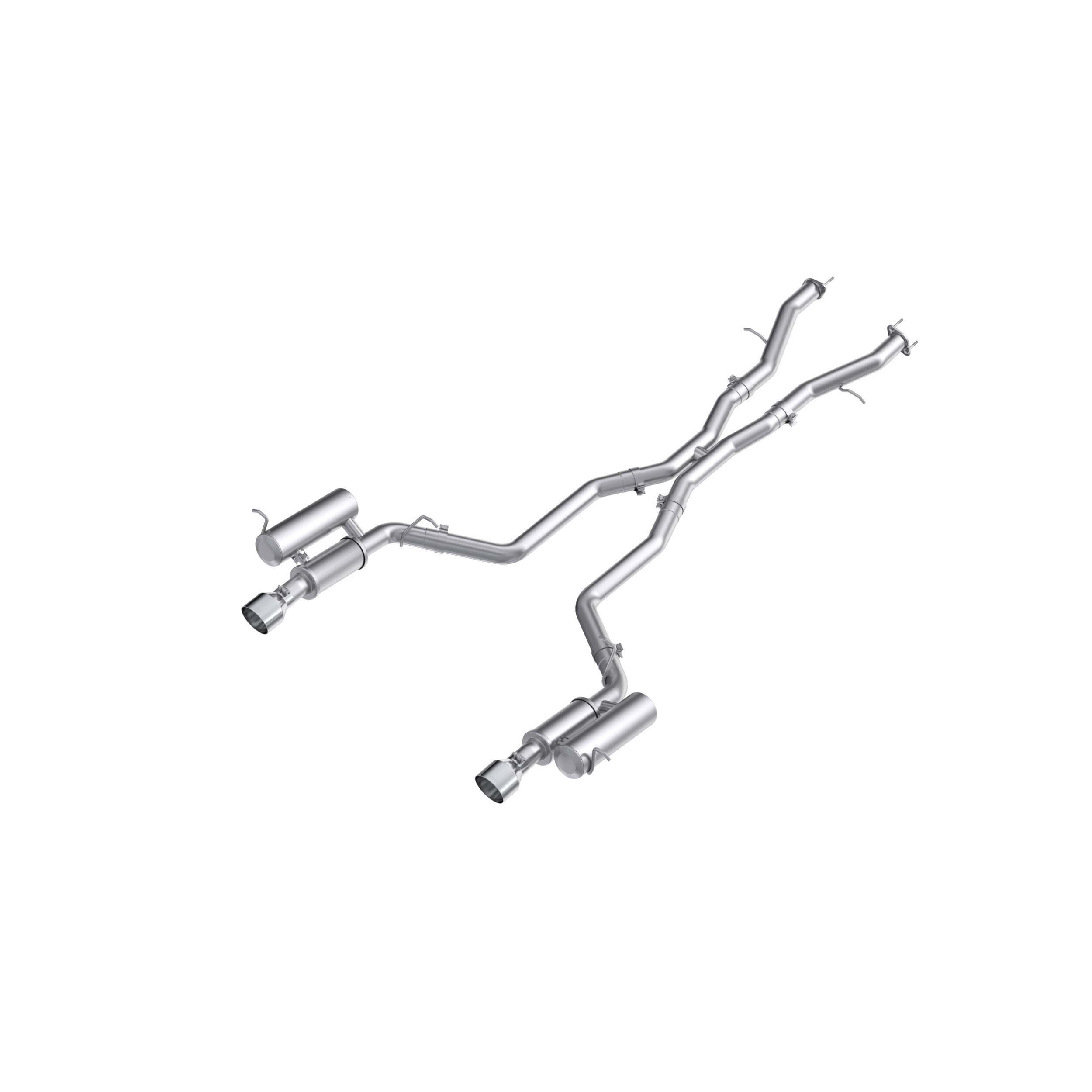 MBRP Mbrp 3Inch Cat-Back Dual Rear Exit Al Street (2011-2025 Dodge Durango) - S5107AL